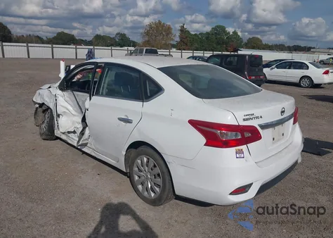 2017 Nissan Sentra S z USA, uszkodzony, nr VIN 3N1AB7AP8HY367185